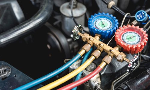 car aircon refrigerant meter