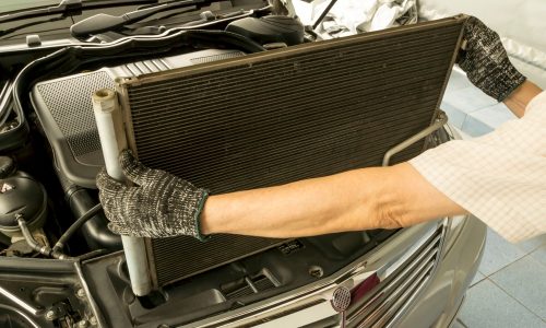 car air conditioner condenser repair