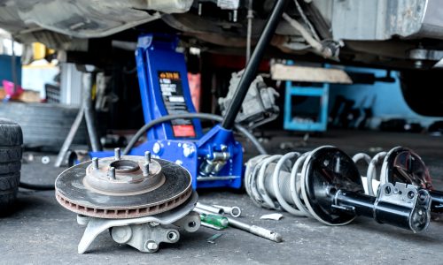 Check brake system and car suspension.